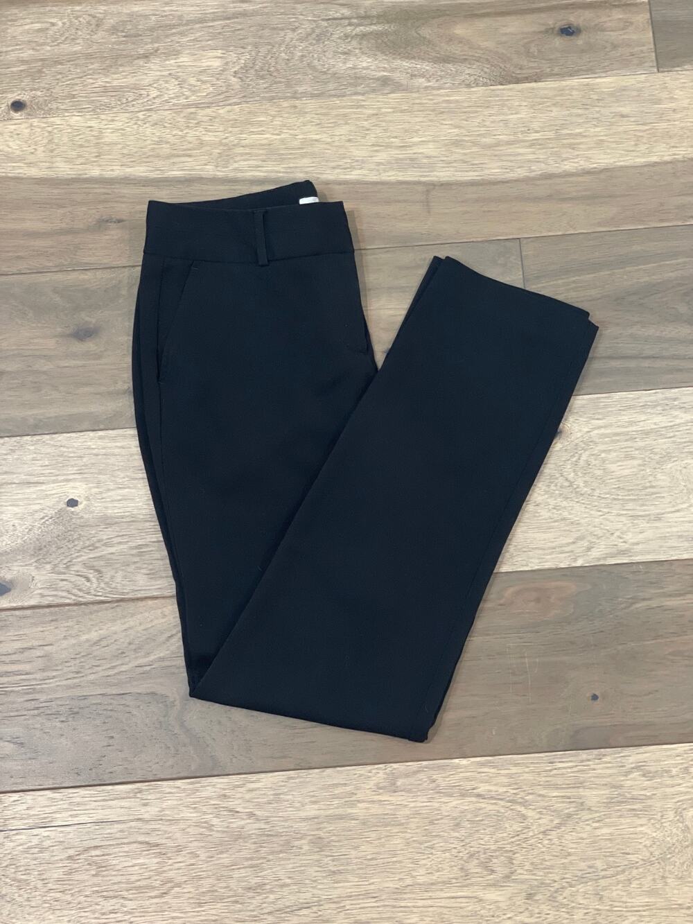 Michael Michael Kors Black Pants Size 2 Straight Leg Stretch Modern Fit